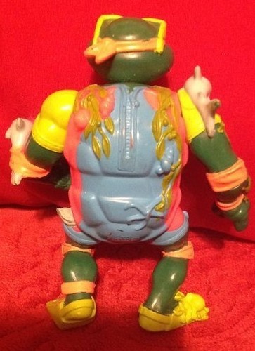 Figura de acción 1990 Teenage Mutant Ninja Turtles Sewer Surfin' Michelangelo TMNT - Imagen 2 de 2