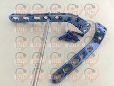 Proximal Lateral Tibial LCP 4.5/5.0mm Plates L/R 5-11H & Screws 79 Pcs Set