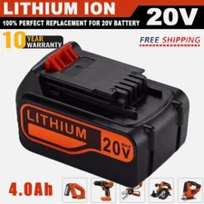 4.0Ah 20Volt LB2X4020 Battery FOR Black and Decker 20V MAX Lithium LBXR20 LBX20