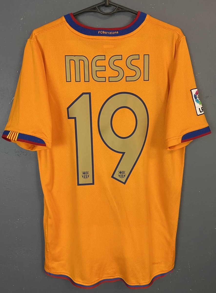 FC Barcelona メッシ 19番 シャツ LEO MESSI #19 MEN'S FC BARCELONA 2006/2008 SOCCER FOOTBALL