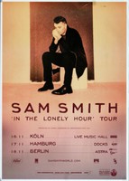 Sam Smith - Lay Me Down, Tour 2014 | Konzertplakat | Poster