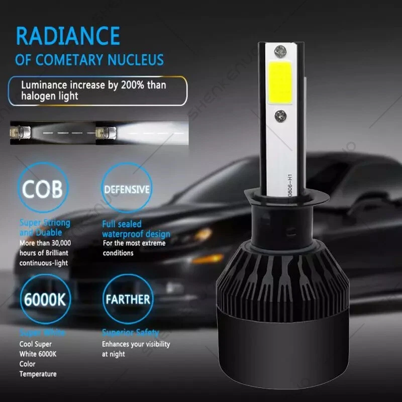 6000K LED Headlights High Low Beam +Fog Light Bulb For Kia Optima 2011 2012 2013 — 第 2/4 张图片