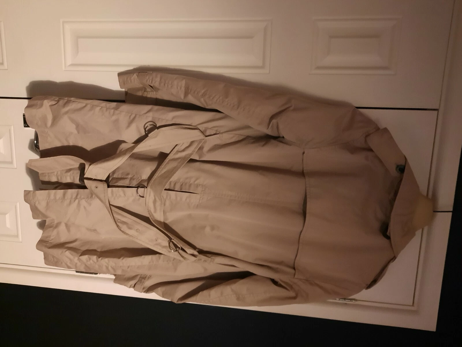 BURBERRY Trench da uomo Bureberry London impermeabile beige regolare