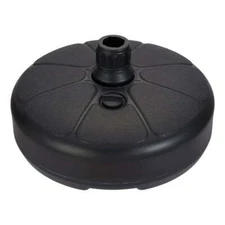 14 Inch Fillable OPP Resin Umbrella Base Black