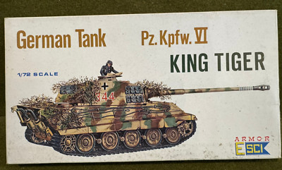 Esci 8008 1/72 German King Tiger tank in great box MIB [09/006]