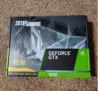 ZOTAC GAMING GeForce GTX 1630 4GB GDDR6 Graphics Card Barely Used