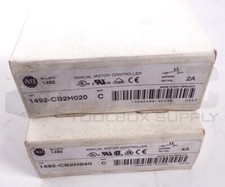 NEW ALLEN BRADLEY 1492-CB2H040 CIRCUIT BREAKER AND 1492-CB2H020