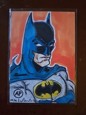 BATMAN One of A Kind SketchCard by Mike LaPeruta 1/1