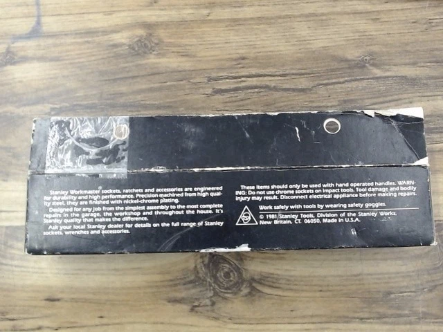 STANLEY 86-940 VINTAGE SOCKET SET 11 PIECE SEALED METRIC 12 POINT (CJL005227) - Image 3 of 3