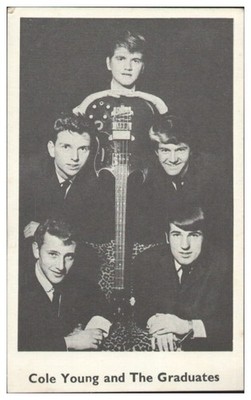 V7648/ Cole Young an the Graduates  UK-Beat- Popgruppe Autogrammkarte ca. 1968