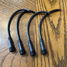 4 Pin Connector Cable Set Male Threaded only NEW Qty-4 Free Same Day Shipping