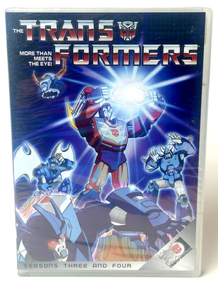Transformers: Season Three 3  and Four 4 (DVD, 2014) Thrilling 30 - New/Sealed