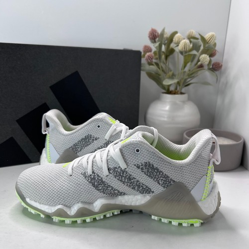 Adidas Code Chaos 22 Golf Shoe Spikeless White/Grey/Lucid Lemon Men's US 7 NWB - Picture 6 of 10