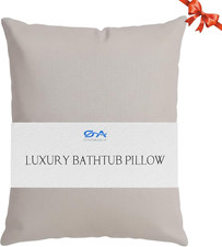 Luxury Bathtub Pillow, Skin-Friendly Cushion, Support Back, Neck Head, Non-Sli