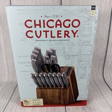 Chicago Cutlery 18-PC Insignia Steel Kitchen Forged Knife Set -Sealed New In Box
