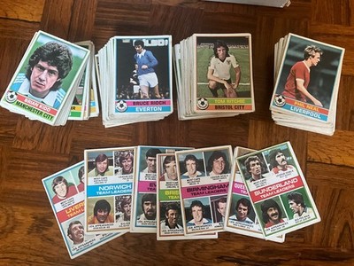 Topps 1977/78 Fußball Karten Red Backs