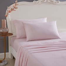 Betsey Johnson- Full Bed Sheets, Cotton Percale Bedding Set, Crisp  Cool, Li...