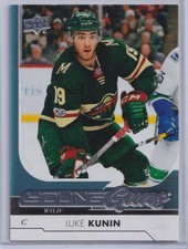 2017-18 UD Series 2 Young Guns Luke Kunin RC Minnesota Wild #490
