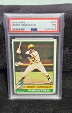 Manny Sanguillen 1976 Topps #220 NM PSA 7