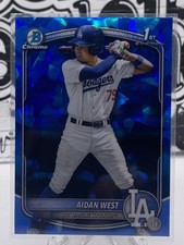 2025 Bowman Chrome Draft Sapphire Edition - Aidan West #BDC-6 (RC)