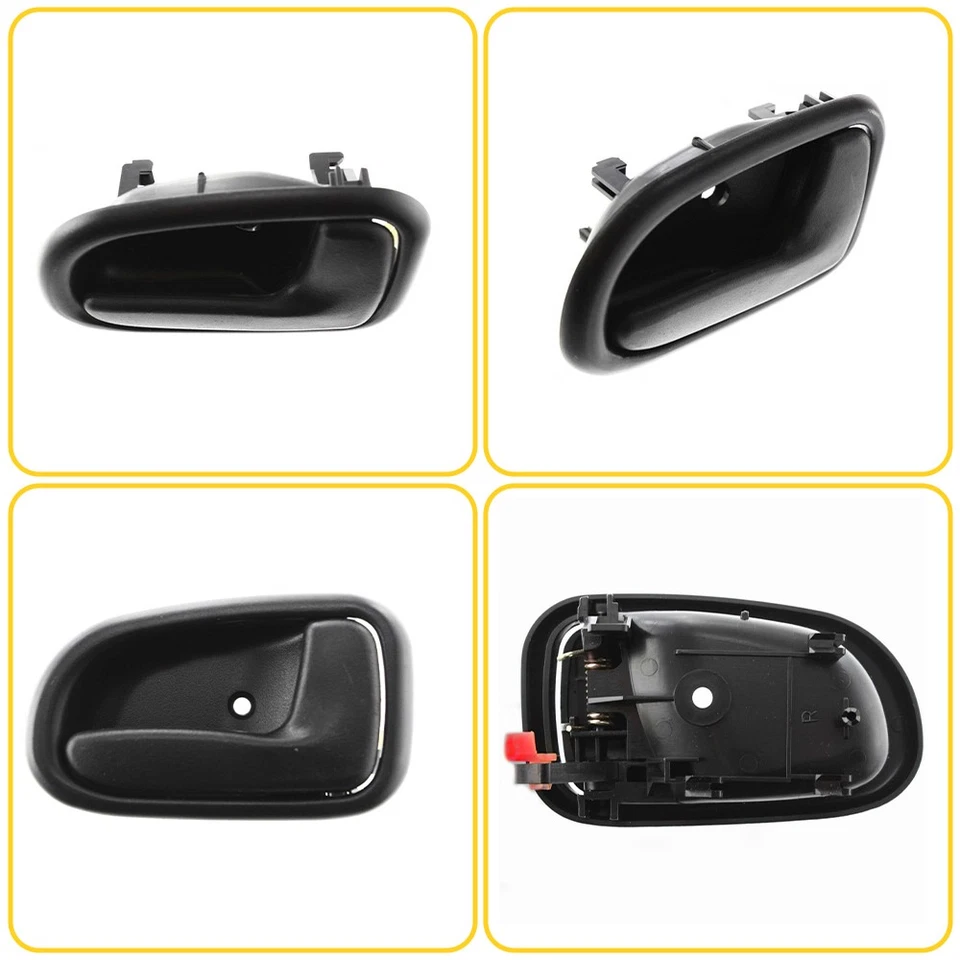 SET OF 4 PCS Outside Inside BLACK Door Handle For 93 TOYOTA COROLLA All Track - Imagem 4 de 4