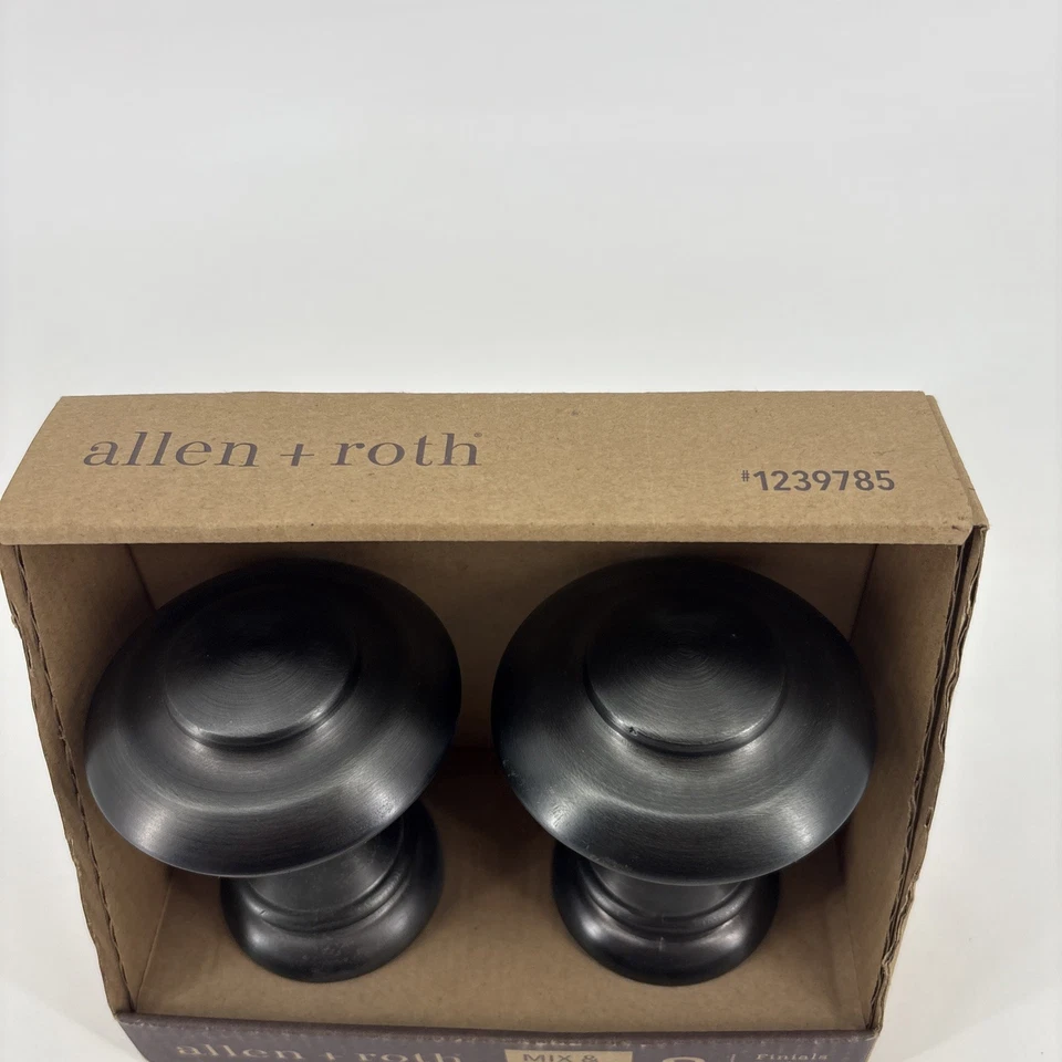 Allen + Roth занавески род трубы флероны пистолет металлический отделка #1239785 объем Pricin - Изображение 3 из 4