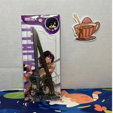 Attack on Titan ODM gear blades Swords Keychain Mikasa  Silver Tone And Bronze