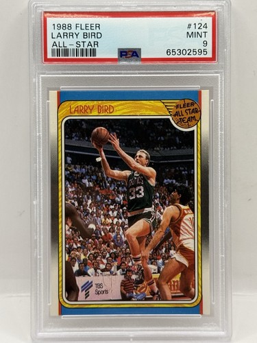 1988-89 Fleer - Fleer All-Star Larry Bird #124 PSA 9