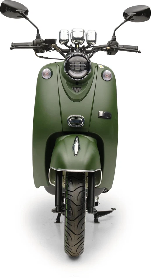 Motorroller 50 ccm Burnout MiniMe 2.0 Mattgrün 45 km/h - Bild 4 von 4