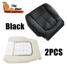 For 2009-2014 Ford F150 Driver Bottom Replacement Leather seat cover & Foam Pad