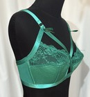 DITA VON TEESE madame X Retro Wireless Bra In Bright Green Us/uk 34d Eu 75d — photo 3