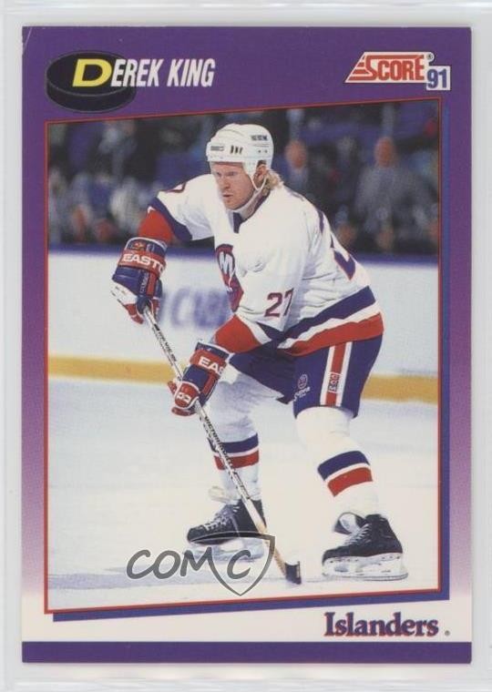 1991-92 Score American Derek King #167 11fi