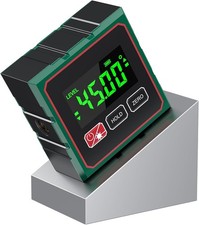 Digital Angle Finder with Electronic Laser - 4-side Strong Magnetic Angle Gauge.