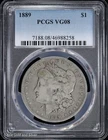 1889-P $1 Morgan Silver Dollar PCGS VG 08