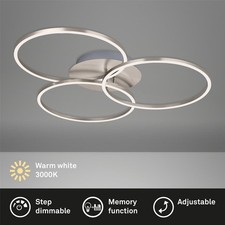 Deckenleuchte Briloner Frame LED dimmbar ü. Lichtschalter Deckenlampe