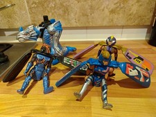 Galoob Dragon Flyz Action Figure Dragon plus 3 Figures Vintage 1995 Bundle