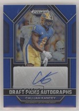 2023 Panini Prizm Draft Picks Blue 138/149 Calijah Kancey #DPA-CAK Auto s5j