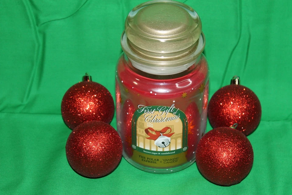 LIMITED 2025 VELA YANKEE POLAR EXPRESS PRIMER REGALO DE NAVIDAD TARRO GRANDE 22oz Foto 2 de 4