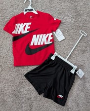 NWT NIKE Boys Size 4T Athletic Shirt Shorts 2pc. Outfit Retail: 40