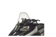 Powermadd Cobra Windshield-Tall-16.5in.-Clear with Black Graphics for 2017-2019