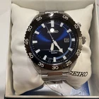 Rare Seiko SKA623 Kinetic 5M82-0AG0 Blue Dial Date Vintage Watch Men