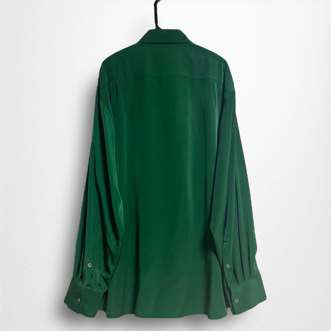 LAD MUSICIAN 21AW Frill Shirt Green Try-On Only Limited LAD MUSICIAN 21AW Frill Shirt Green Try-On Only Limited