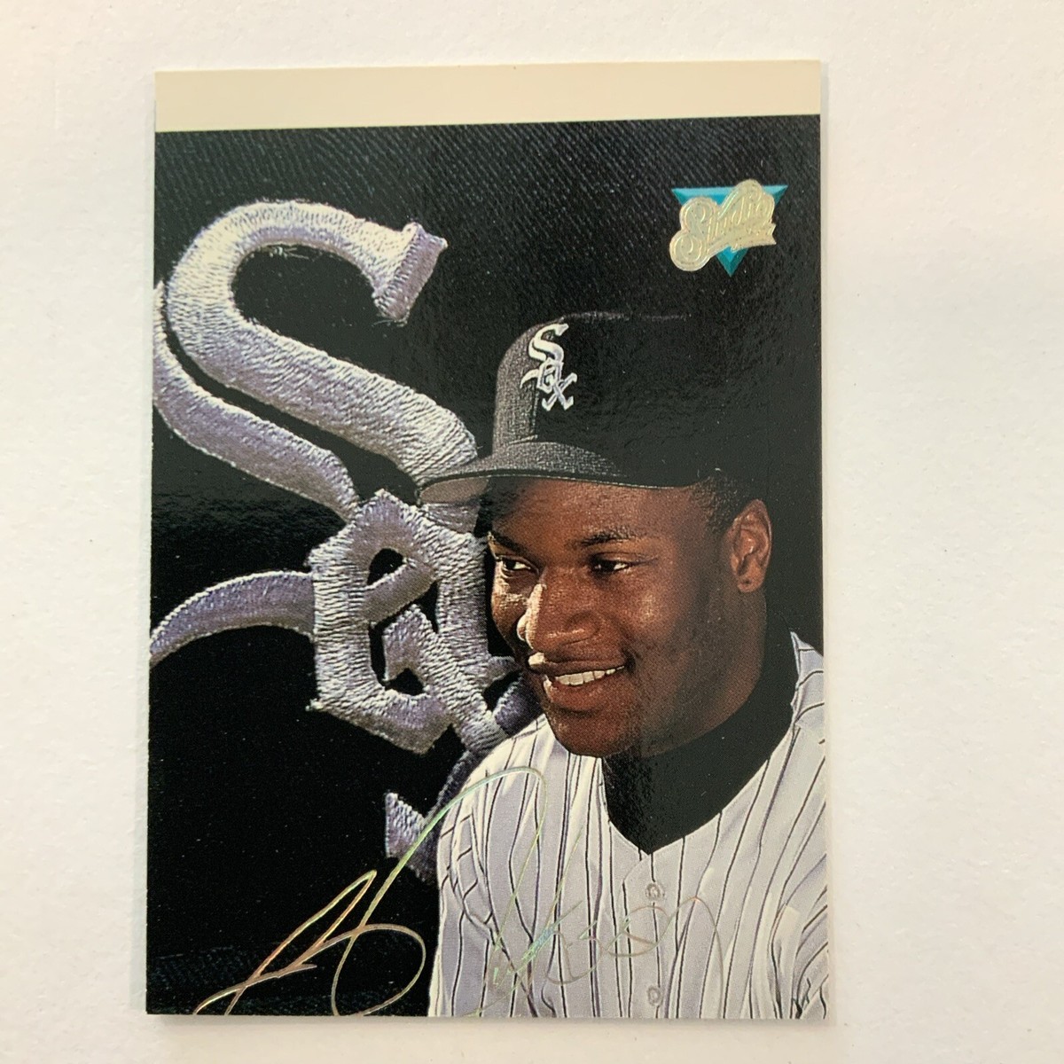 1993 Leaf Studio #110 Bo Jackson Chicago ERROR Card White Sox