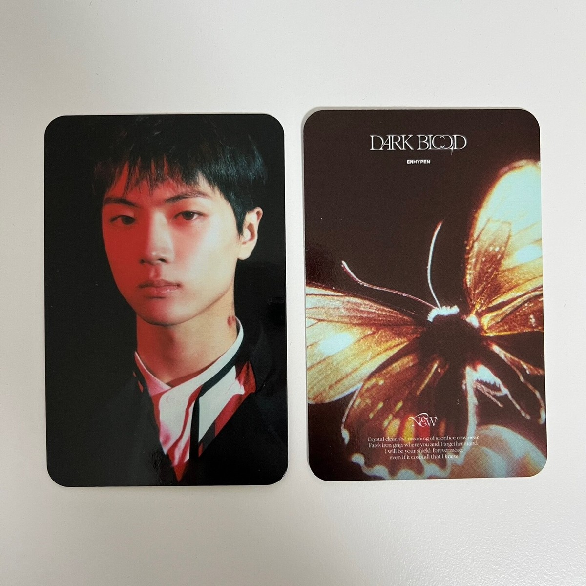 ENHYPEN Dark Blood HALF Concept Photocards Sunghoon Jake Ni