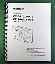 Olympus FE-5010 / FE-5000 Instruction Manual: 62 Pages and Protective Covers!