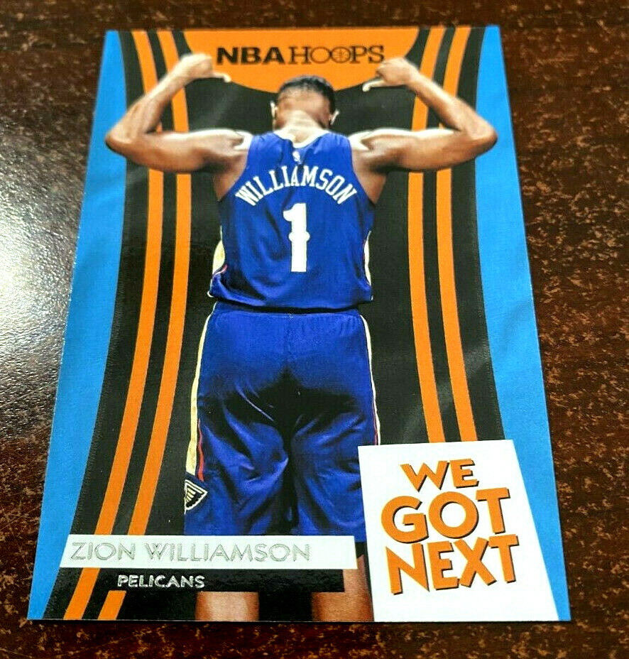 2019-20 NBA Hoops ZION WILLIAMSON "We Got Next" BLUE Rookie RC #9 PELICANS  | eBay