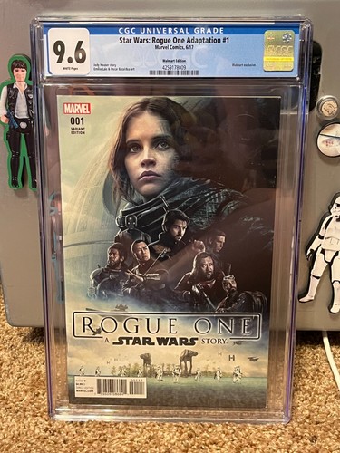 Marvel Comic Star Wars Rogue One CGC 9.6 bewertet Foto Variante Cover Wal-Mart