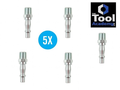 Connect 30951 5x Fastflow Standard Air Line Adaptor Male 1/4" BSPT - Picture 1 of 5