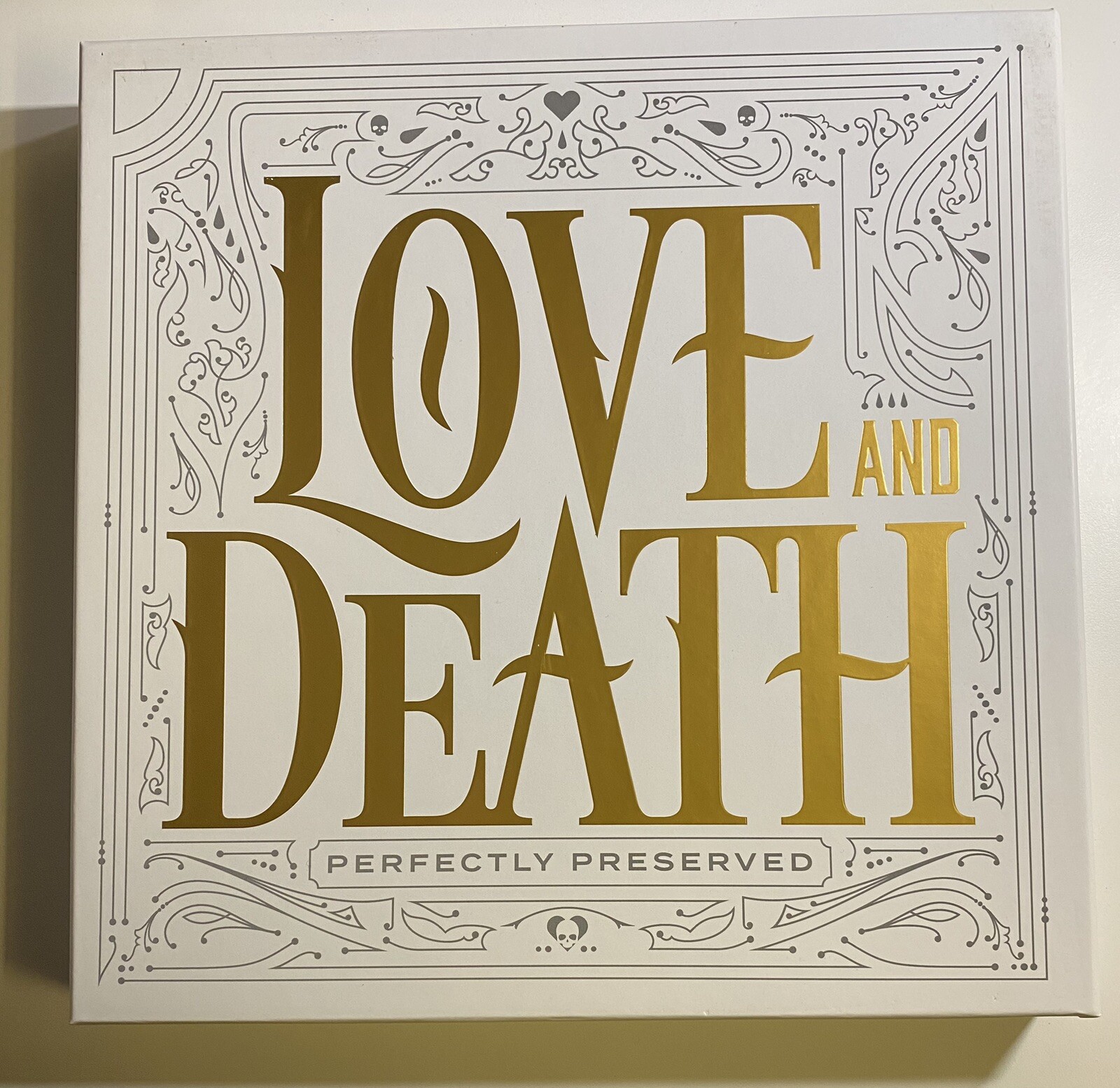 Love And Death - Perfectly Preserved 12” Clear Box Set Vinyl & Hand Signed Print