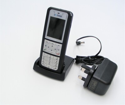 Mitel 632 DECT-Telefon 80E00013AAA, mit Basisstation und Ladegerät